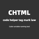 chtml कोड चर नामकरण उपकरण